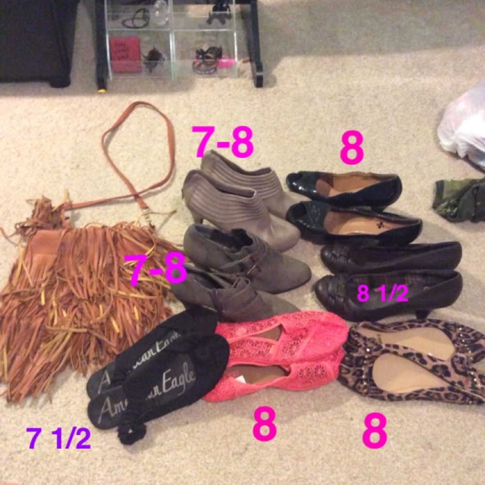 Purse and shoes.